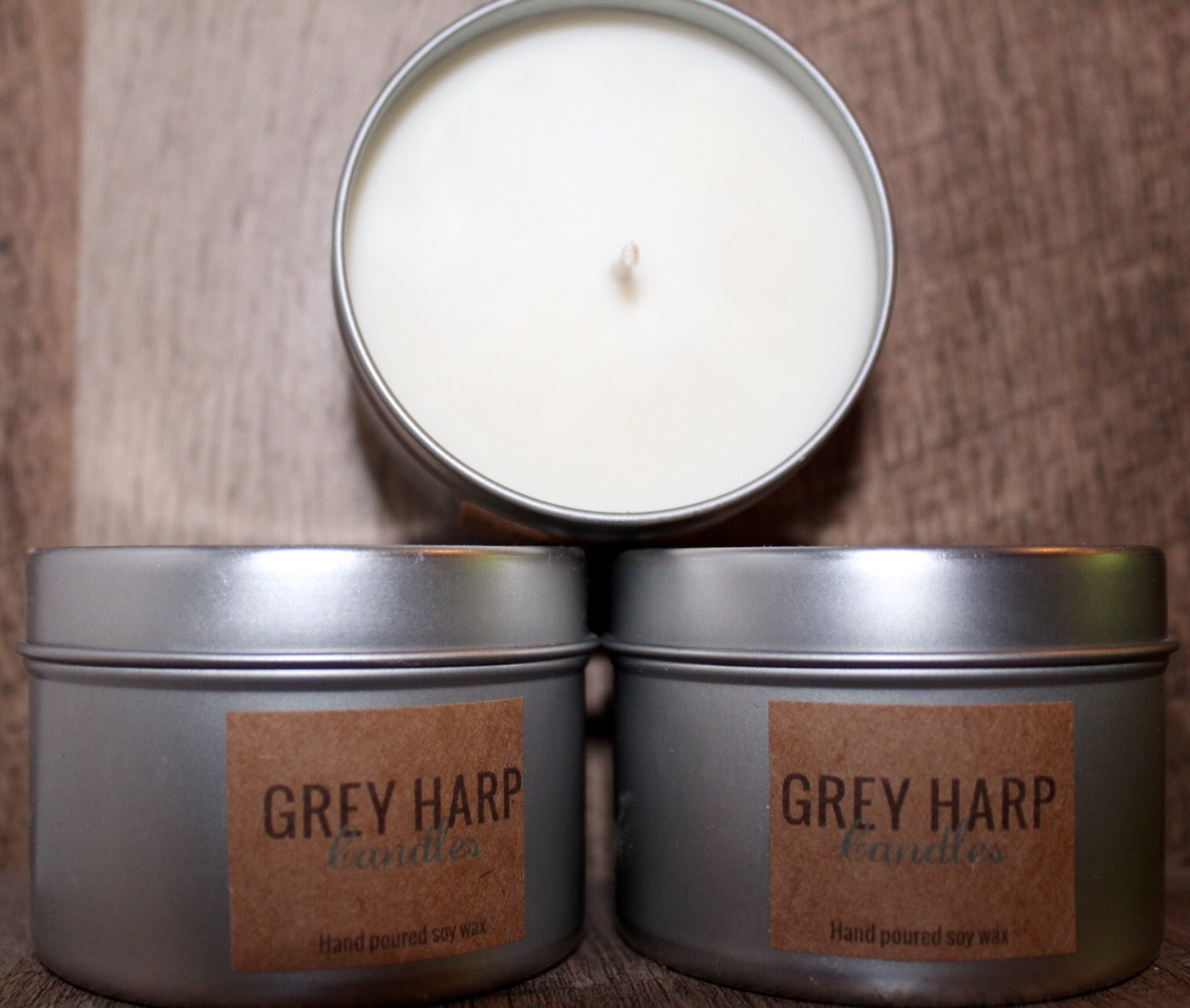 26 oz Extra Large Mason Jar Soy Candle – Grey Harp Candles
